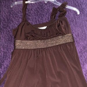 Dark brown dress